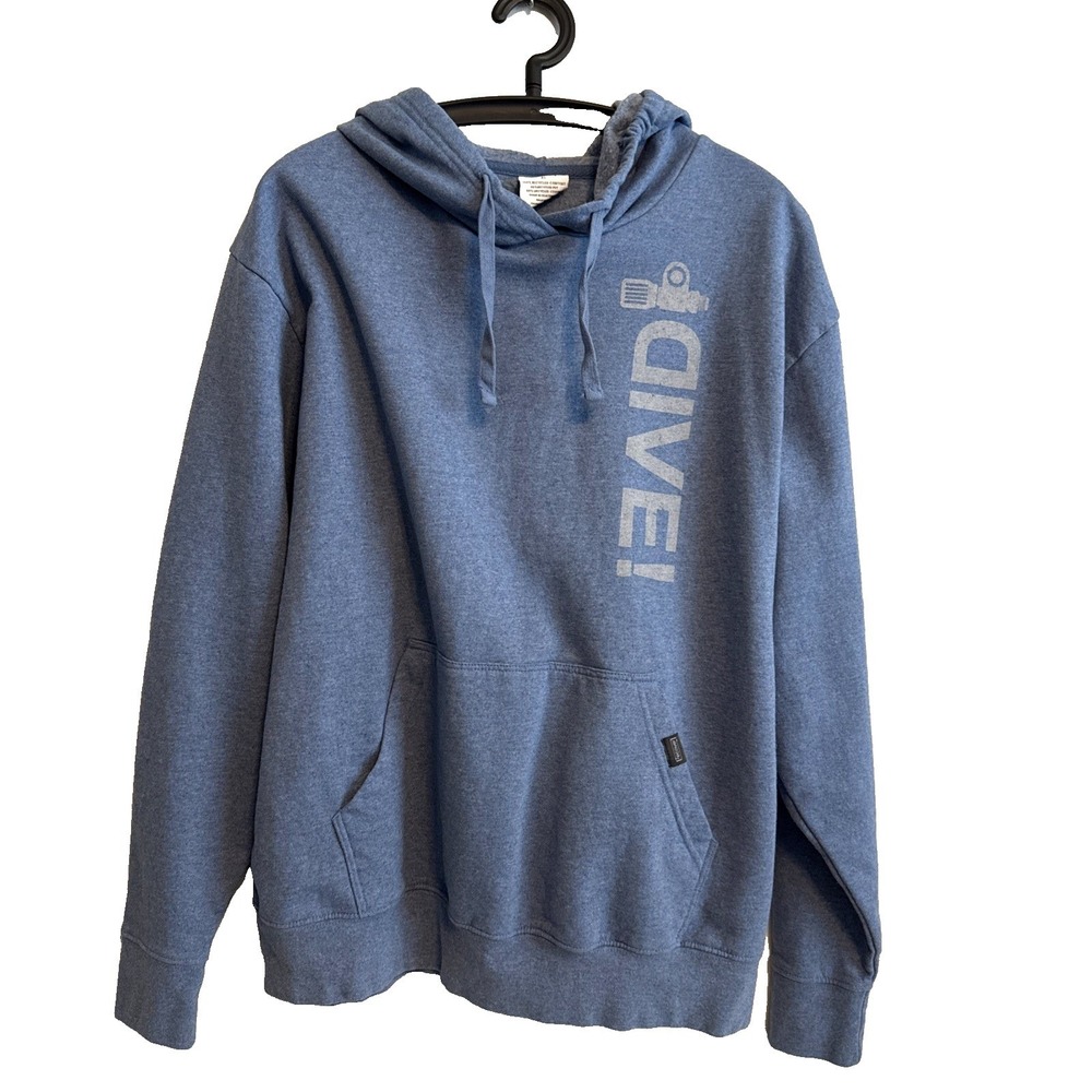 Recover Blue Unisex Hoodie XL Casual Workwear Basic Essential‎ Utility Outdoors